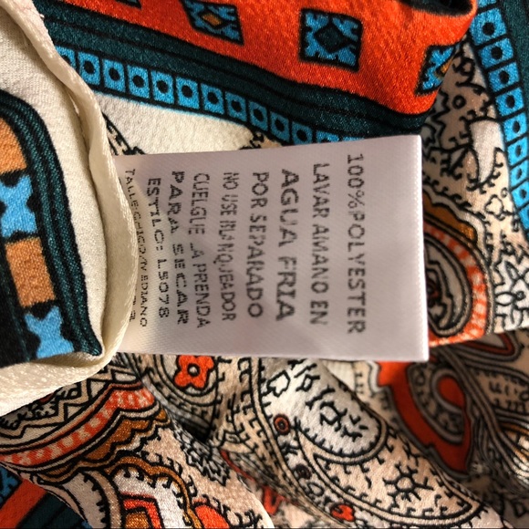 Umgee | Scarf Print Dolman Long Sleeve Kimono - Picture 7 of 8